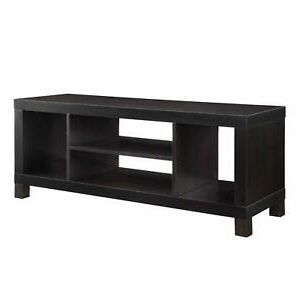 Widely Used Mainstays 4 Cube Tv Stands In Multiple Finishes Regarding Mainstays Tv Stand For Tvs Up To 42 Inches Espresso  (View 4 of 10)