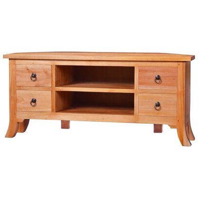 Winston Porter Loughlam Solid Wood Tv Stand For Tvs Up To Throughout Well Known Mathew Tv Stands For Tvs Up To 43" (View 1 of 10)