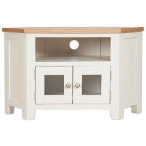 Wooden Throughout Compton Ivory Corner Tv Stands (View 6 of 10)