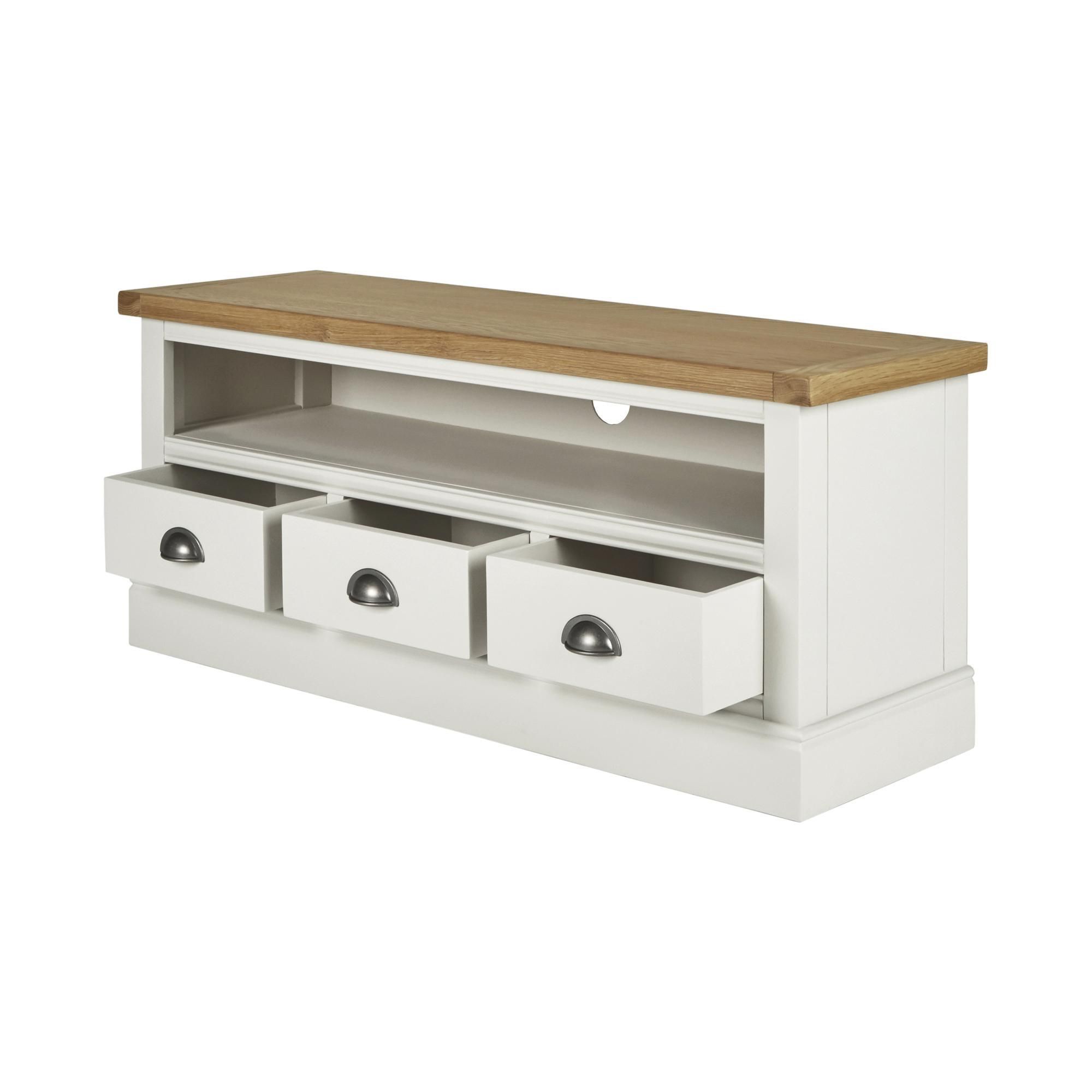 Compton Ivory Large Tv Stands With Storage (View 5 of 7)