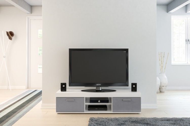 Grey Edgeware Small Tv Stands (Photo 6 of 6)
