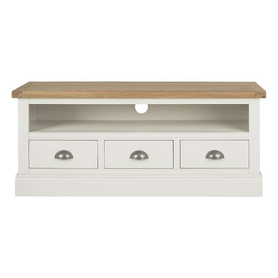 Modern Compton Ivory Large Tv Stands (Photo 4 of 7)