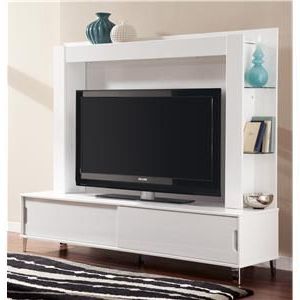 Modern With A High Gloss Finish And Chrome Tapered Legs Within Most Current Large Tv Stands (Photo 9 of 12)