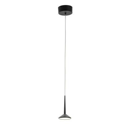 2019 Gns Sales Vidalite Modern 450 Lumens Frosted Black Mini Intended For Trio Black Led Adjustable Chandeliers (View 3 of 10)