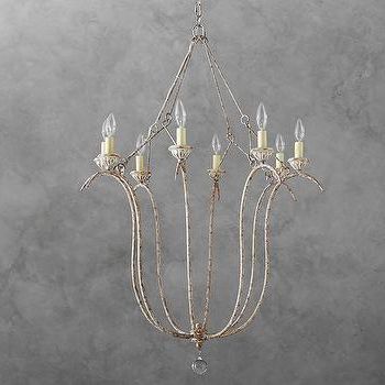 2020 Arturo 8 Light Chandelier – Ballard Designs Pertaining To French Washed Oak And Distressed White Wood Six Light Chandeliers (View 9 of 10)