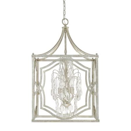 2020 Capital Lighting 9482as Cr Antique Silver Blakely 4 Light With Regard To Four Light Antique Silver Chandeliers (View 6 of 10)