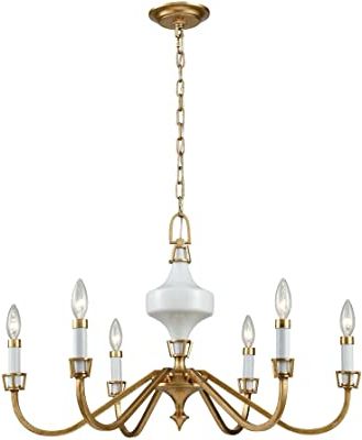 2020 Wallingford Antique Brass Gold Chandelier Lighting 16 In Antique Gold Three Light Chandeliers (View 4 of 10)