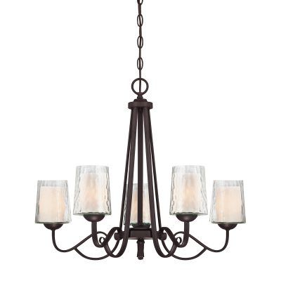 23083 – 5 Light Chandelier In Satin Black – Distinctive With Regard To Latest Satin Black 42 Inch Six Light Chandeliers (View 6 of 10)