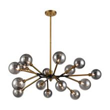 Best And Newest Black And Brass 10 Light Chandeliers With Regard To Brass Finished Chandeliers – Lamps Beautiful (View 7 of 10)