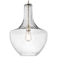 Bubbles Clear And Natural Brass One Light Chandeliers Intended For Recent Kichler 42046nics Everly 1 Light 14 Inch Brushed Nickel (View 3 of 10)