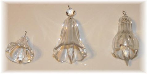 Bubbles Clear And Natural Brass One Light Chandeliers Pertaining To Latest Crystal Bells For Chandeliers – Highland Lighting (View 8 of 10)
