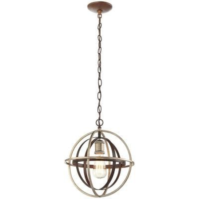 Favorite Weathered Oak And Bronze 38 Inch Eight Light Adjustable Chandeliers Intended For Rustic – Pendant Lights – Lighting – The Home Depot (View 9 of 10)