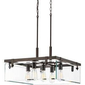 Globe Electric 5 Light Oil Rubbed Bronze And Antique Brass Within Most Recently Released Oil Rubbed Bronze And Antique Brass Four Light Chandeliers (View 4 of 10)