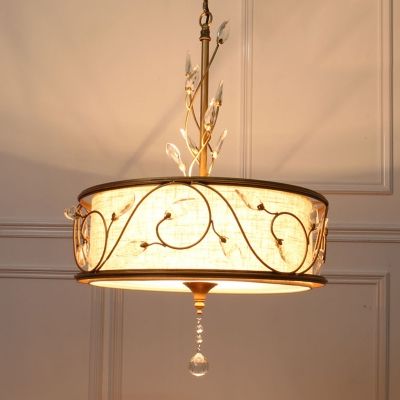 Latest Round Iron Ceiling Chandelier Antique 3 Light Suspension Intended For Antique Gild One Light Chandeliers (View 3 of 10)