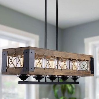 Matte Black Three Light Chandeliers Pertaining To Most Up To Date Lnc Laius 5 Light Matte Black Farmhouse Chandelier Lowes (View 7 of 10)
