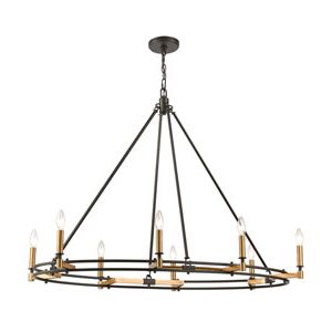 Mill & Mason Hermitage Olde Bronze Eight Light Chandelier Within Most Up To Date Weathered Oak And Bronze 38 Inch Eight Light Adjustable Chandeliers (View 8 of 10)