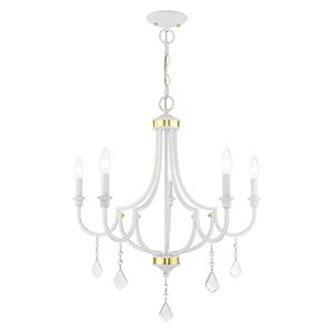 Well Liked Mill & Mason Bouverie French White Six Light Chandelier Within French White 27 Inch Six Light Chandeliers (View 6 of 10)