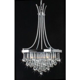 132  Chandeliers – Lighting Finish: Antique Nickel Chrome With Preferred Satin Nickel Crystal Chandeliers (View 2 of 10)