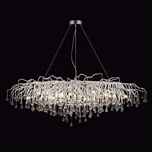 2020 Clear Crystal Chandeliers In Antilisha Rectangle Chandelier For Dining Room Foyer (View 10 of 10)