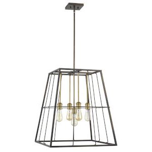 2020 Minka Lavery Astrapia Dark Rubbed Sienna Eight Light Pertaining To Dark Bronze And Mosaic Gold Pendant Lights (View 8 of 10)