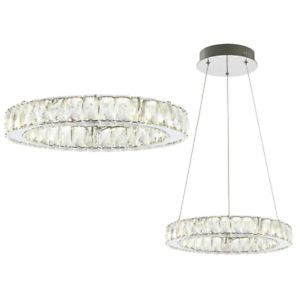 Best And Newest Chrome And Crystal Led Chandeliers With Reese 15.7 In (View 9 of 10)
