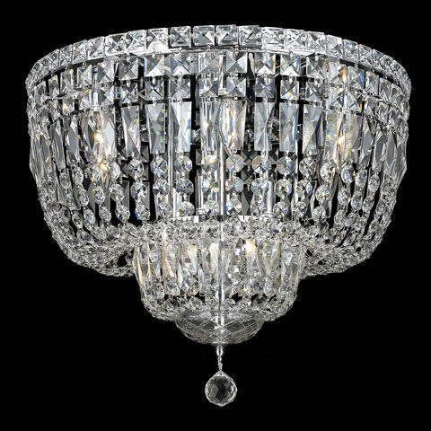 Best And Newest Elegant 2528f20c Rc Tranquil 20" 10 Light Crystal Chrome Intended For Chrome And Crystal Pendant Lights (View 7 of 10)