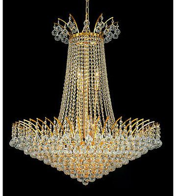 Clear Crystal Chandeliers For 2020 Palace Flamingo B 16 Light Crystal Chandelier Light Lamp (View 1 of 10)