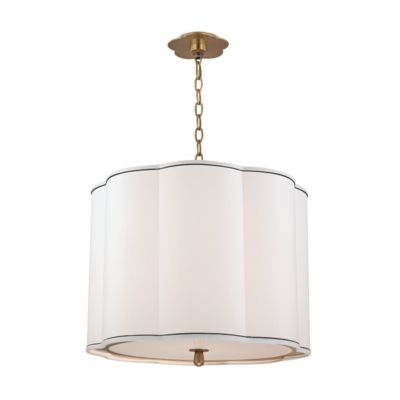 Drum Pendant Within Well Known Distressed Cream Drum Pendant Lights (Photo 9 of 10)