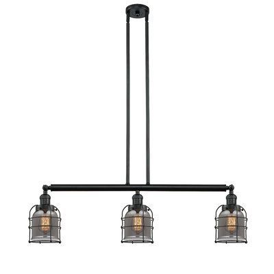 Fashionable Breakwater Bay Hannon 3 Light Kitchen Island Pendant Throughout Black And Gold Kitchen Island Light Pendant (View 10 of 10)