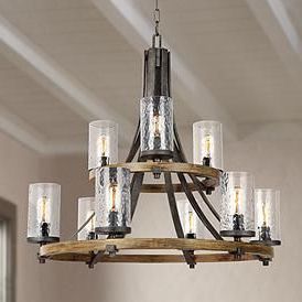Featured Photo of 2024 Popular Weathered Oak and Bronze Chandeliers