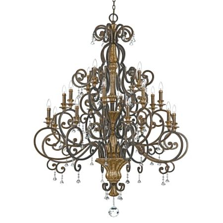Marquette Two Tier Traditional Chandeliers For Trendy Quoizel Mq5020hl Heirloom Marquette 20 Light 3 Tier  (View 6 of 10)