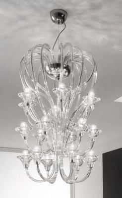 Modern Chandelier, Chandelier Intended For Glass And Chrome Modern Chandeliers (View 6 of 10)