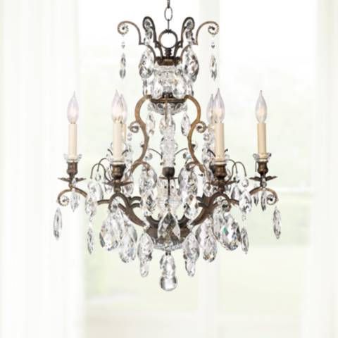 Most Current Heritage Crystal Chandeliers With Schonbek Renaissance Collection 23 1/2" Crystal Chandelier (View 3 of 10)