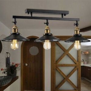Most Current Wood Kitchen Island Light Chandeliers Throughout Industrial Vintage Kitchen Island Ceiling Light Pendant (View 10 of 10)