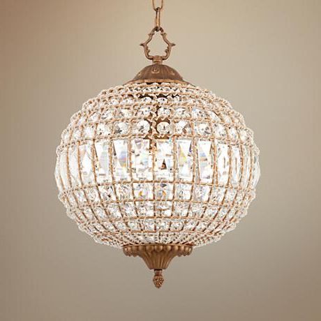 Most Recent Bring Some Sparkle To Your Space With This Glamorous Throughout Soft Gold Crystal Chandeliers (View 1 of 10)