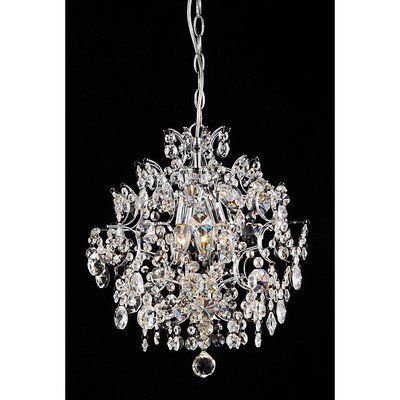 Most Recently Released Soft Silver Crystal Chandeliers Inside A Casual 3 Light Crystal Pendant In Silver/chrome Hue (View 4 of 10)