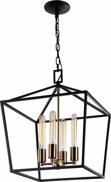 Most Up To Date Brass And Black Led Island Pendant For Matteo C61704rb Scatola Contemporary Rusty Black + Aged (View 1 of 10)