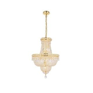 Most Up To Date Royal Cut Crystal Chandeliers For Shop Elegant Lighting Gold 18 Inch Royal Cut Crystal Clear (View 1 of 10)