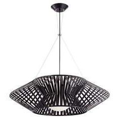 Possini Euro Planet Chrome And Black Pendant Chandelier For Well Known Black Modern Chandeliers (View 9 of 10)