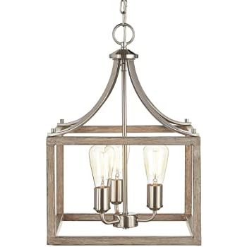Recent Amazon: Home Decorators Collection 7965hdcdi Boswell In Weathered Oak Kitchen Island Light Chandeliers (Photo 7 of 10)