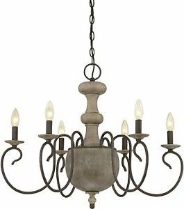 Rustic Black Chandeliers In Best And Newest Quoizel Lighting Cs5006rk Castile Chandelier 6 Light (View 10 of 10)
