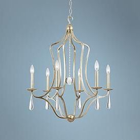 Silver Leaf, Chandelier Style (View 7 of 10)