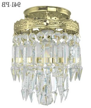 Small Or Mini Crystal Prism Chandelier Pendant Light Regarding Well Known Walnut And Crystal Small Mini Chandeliers (View 10 of 10)