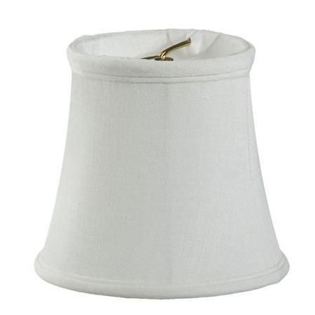 Trendy 4" Linen Classic Bell Chandelier Shade (View 9 of 10)