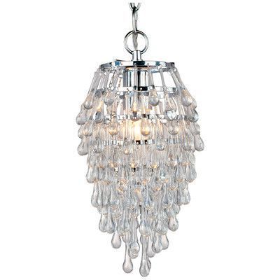 Walnut And Crystal Small Mini Chandeliers Within Fashionable Willa Arlo Interiors Genivee 1 Light Unique / Statement (View 7 of 10)