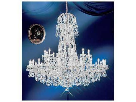 Well Known Royal Cut Crystal Chandeliers Regarding Elegant Lighting Maria Theresa Royal Cut Gold & Crystal  (View 5 of 10)