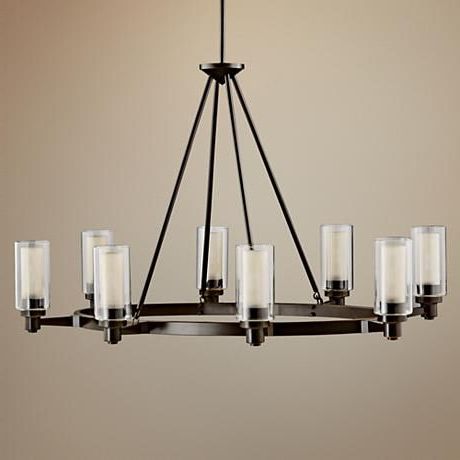 Well Liked Circolo Collection Olde Bronze 35 1/2" Wide Oval With Regard To Bronze Oval Chandeliers (View 1 of 10)