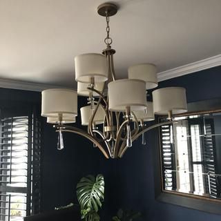 Winter Gold Chandeliers In Widely Used Quintana 35" Wide Winter Gold 9 Light Chandelier (View 2 of 10)