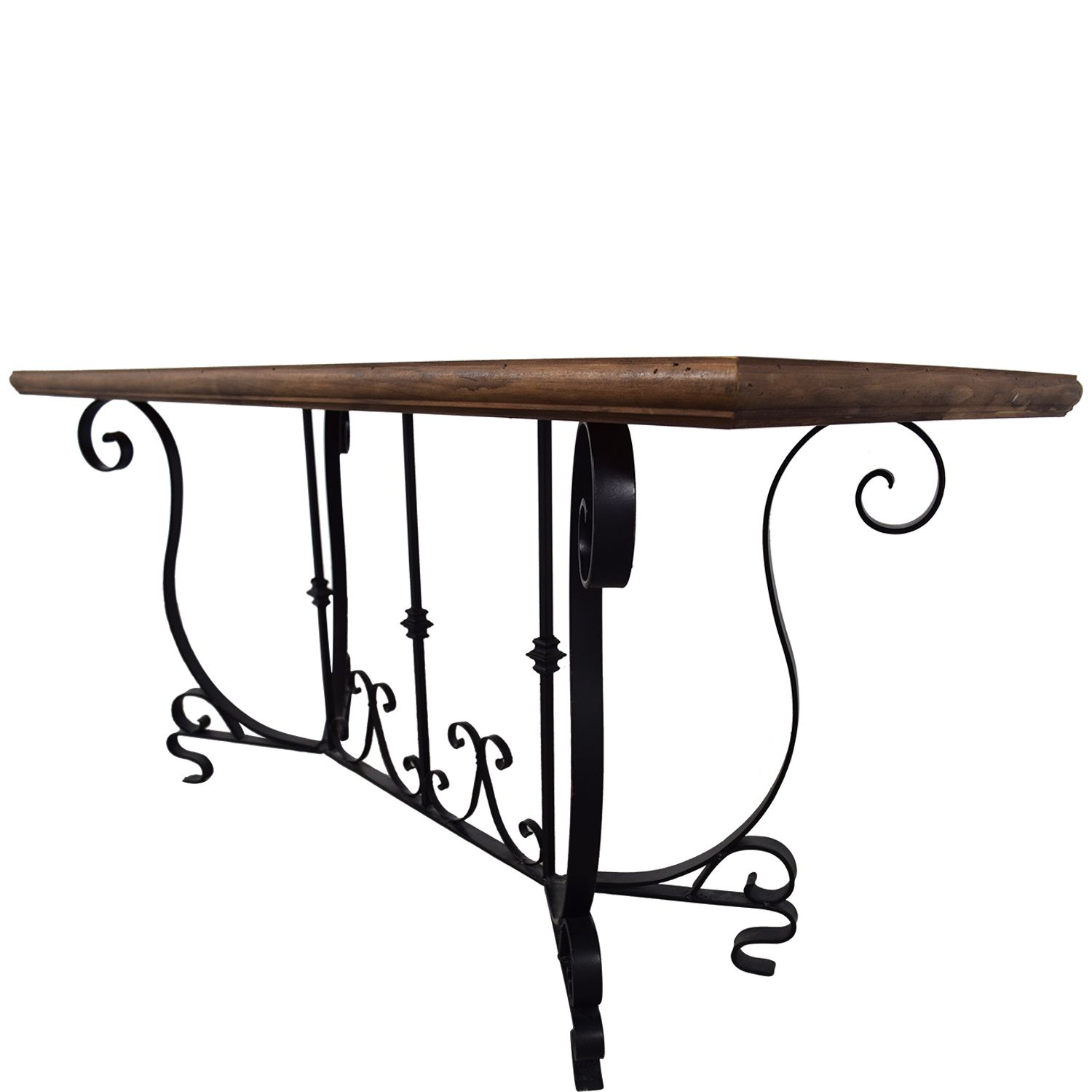 [%90% Off – Black Iron Scroll Base And Rustic Wood Console Regarding Current Aged Black Iron Console Tables|aged Black Iron Console Tables With Regard To Trendy 90% Off – Black Iron Scroll Base And Rustic Wood Console|best And Newest Aged Black Iron Console Tables Within 90% Off – Black Iron Scroll Base And Rustic Wood Console|most Popular 90% Off – Black Iron Scroll Base And Rustic Wood Console Inside Aged Black Iron Console Tables%] (View 6 of 10)