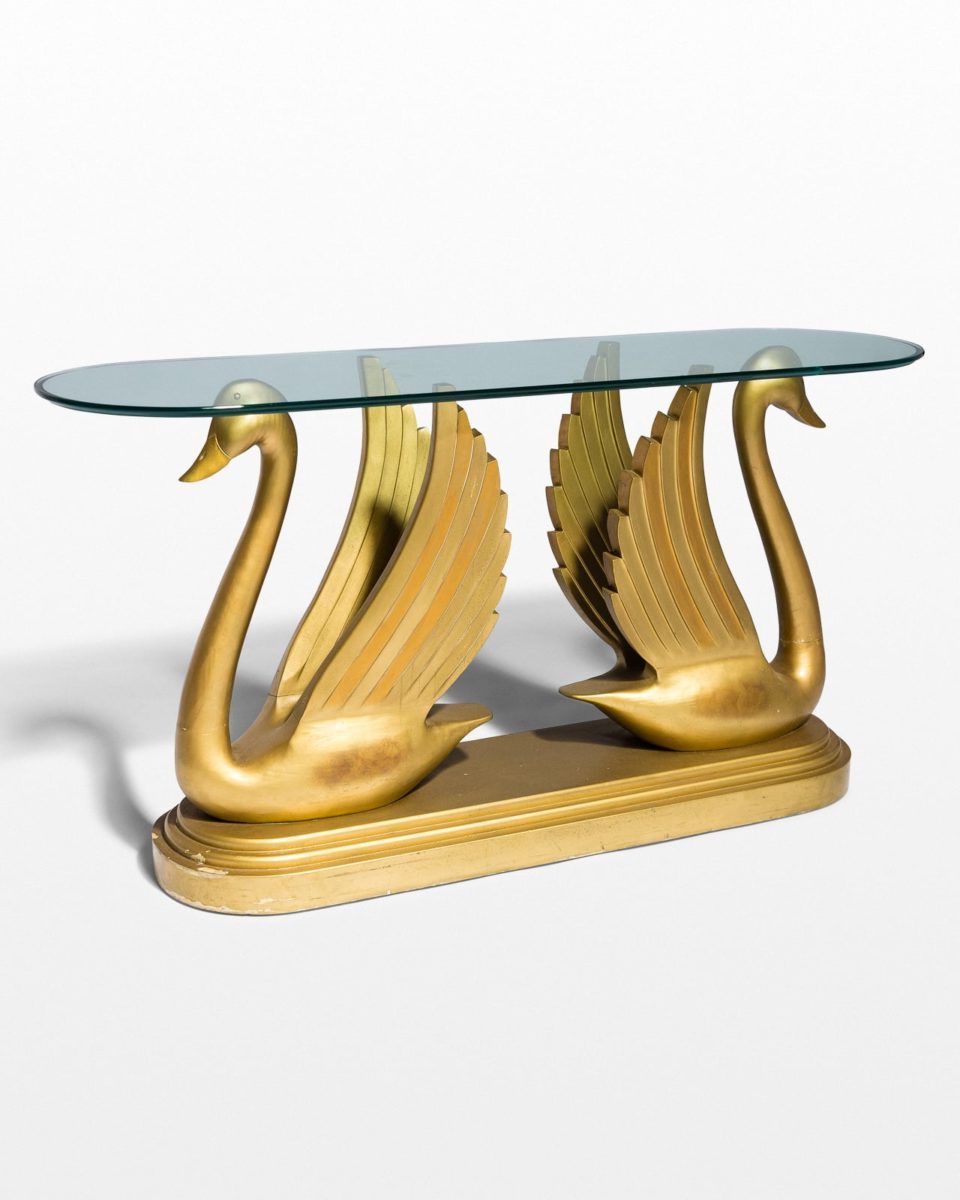 Acme Brooklyn In Preferred Antique Gold And Glass Console Tables (View 10 of 10)